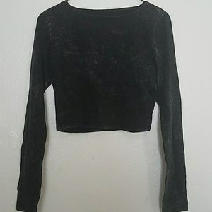 Black crop top from forever 21